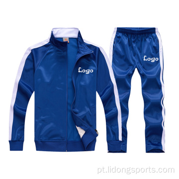 Treino personalizado Ladies Tracksuits de inverno Men tilhas de rastreio